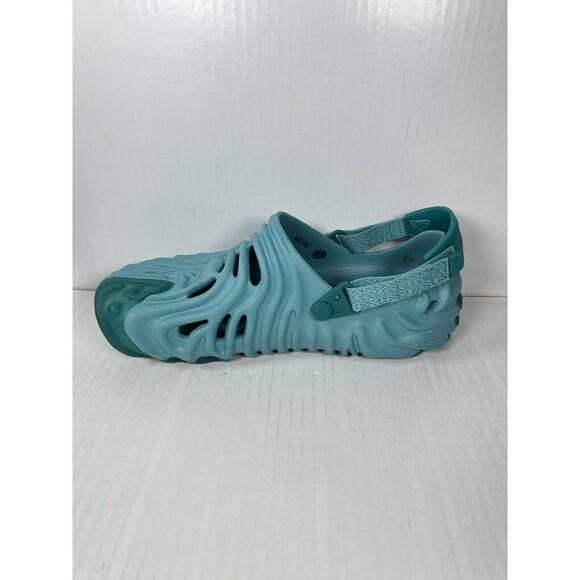 Size 11 Men Crocs x Salehe Bembury Pollex Clog "Tide" Turquoise Tonic 207393-4ST - Picture 4 of 8